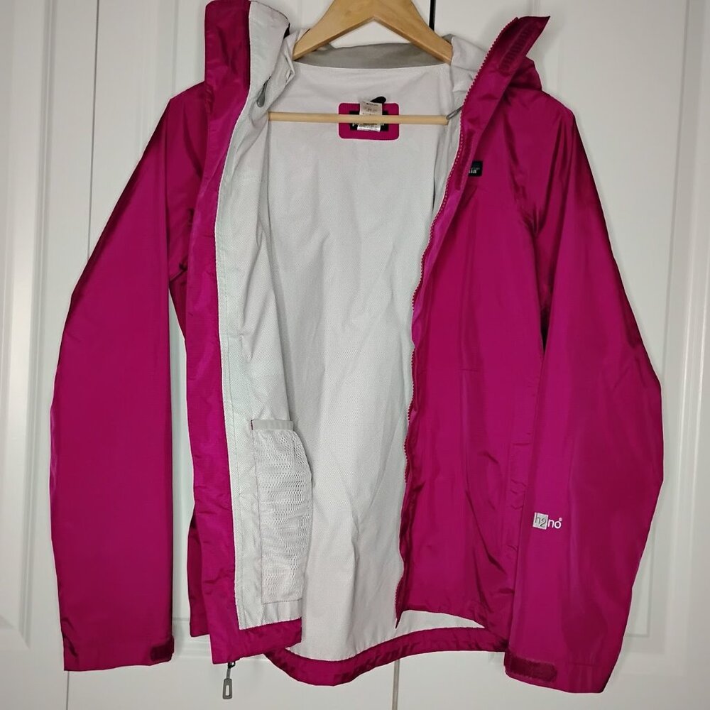 Patagonia Women's Pink H2No Long Sleeve Outdoors Zip Windbreaker Jacket Size S - Picture 2 of 6